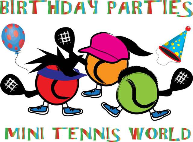 MINI TENNIS WORLD BIRTHDAY PARTIES